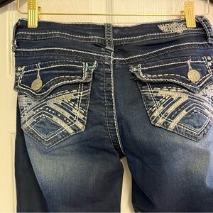 Hydraulic Dark Blue Boot Cut Jeans